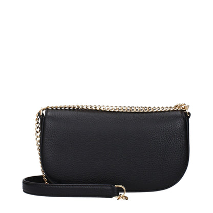 Tory Burch Schwarze Umhängetaschen aus Leder
