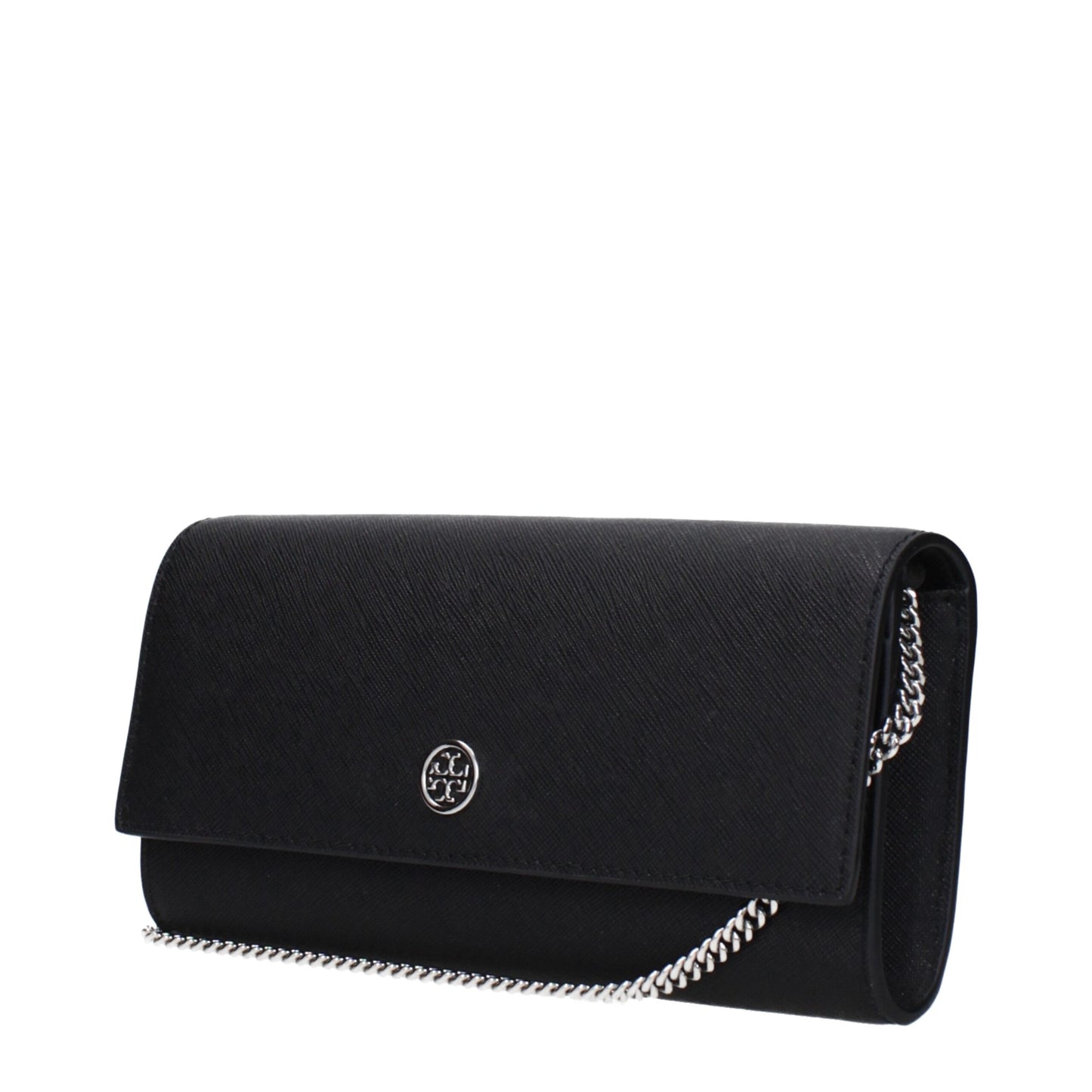 Tory Burch Schwarze Leder-Clutch-Taschen