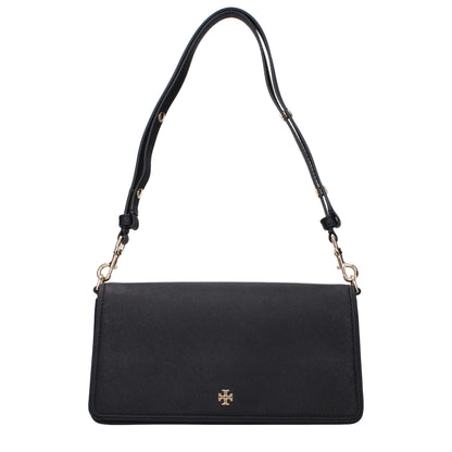 Tory Burch Schwarze Leder-Umhängetaschen