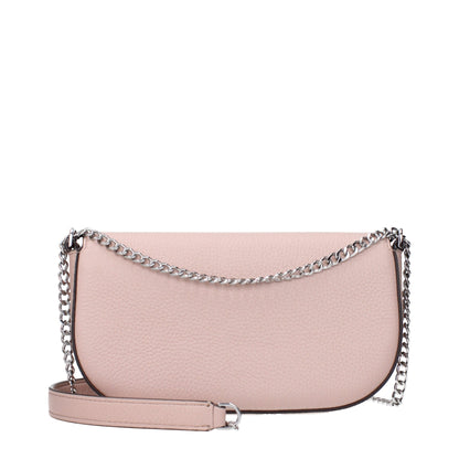 Pinkfarbene Leder-Umhängetasche von Tory Burch