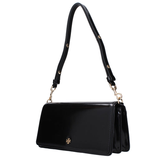 Tory Burch Schwarze Leder-Umhängetaschen