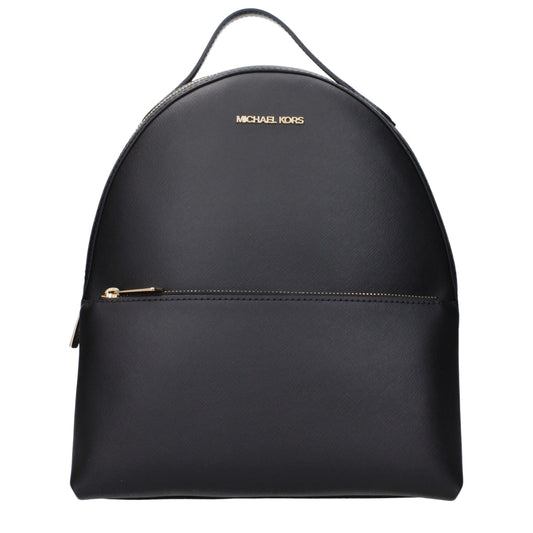 Michael Kors Rucksack aus schwarzem Leder