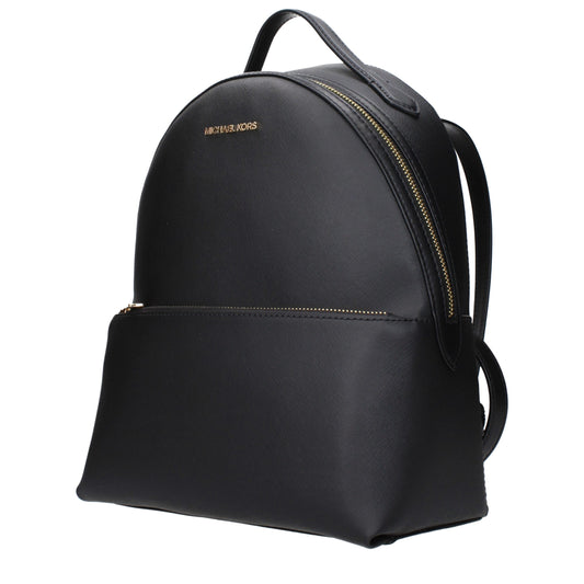 Michael Kors Rucksack aus schwarzem Leder