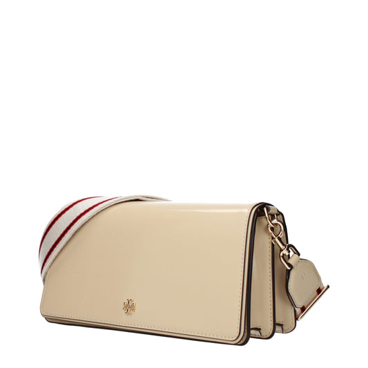 Tory Burch Beige Leder Umhängetaschen