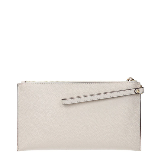 Michael Kors Beige Leder Clutch Taschen