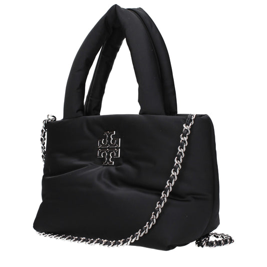 Tory Burch – Handtaschen aus schwarzem Stoff