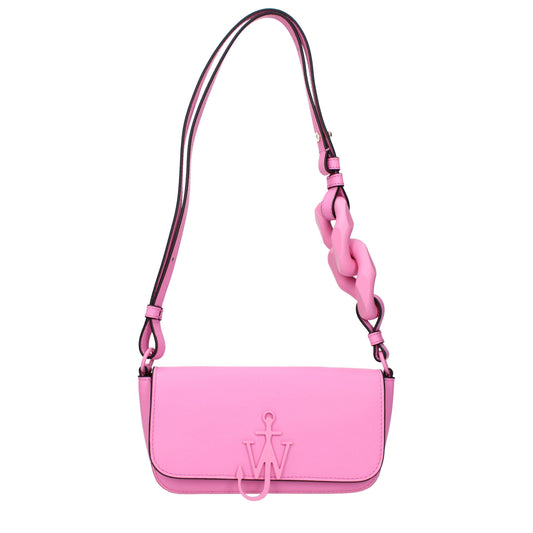 Jw Anderson Rosa Leder Schultertaschen