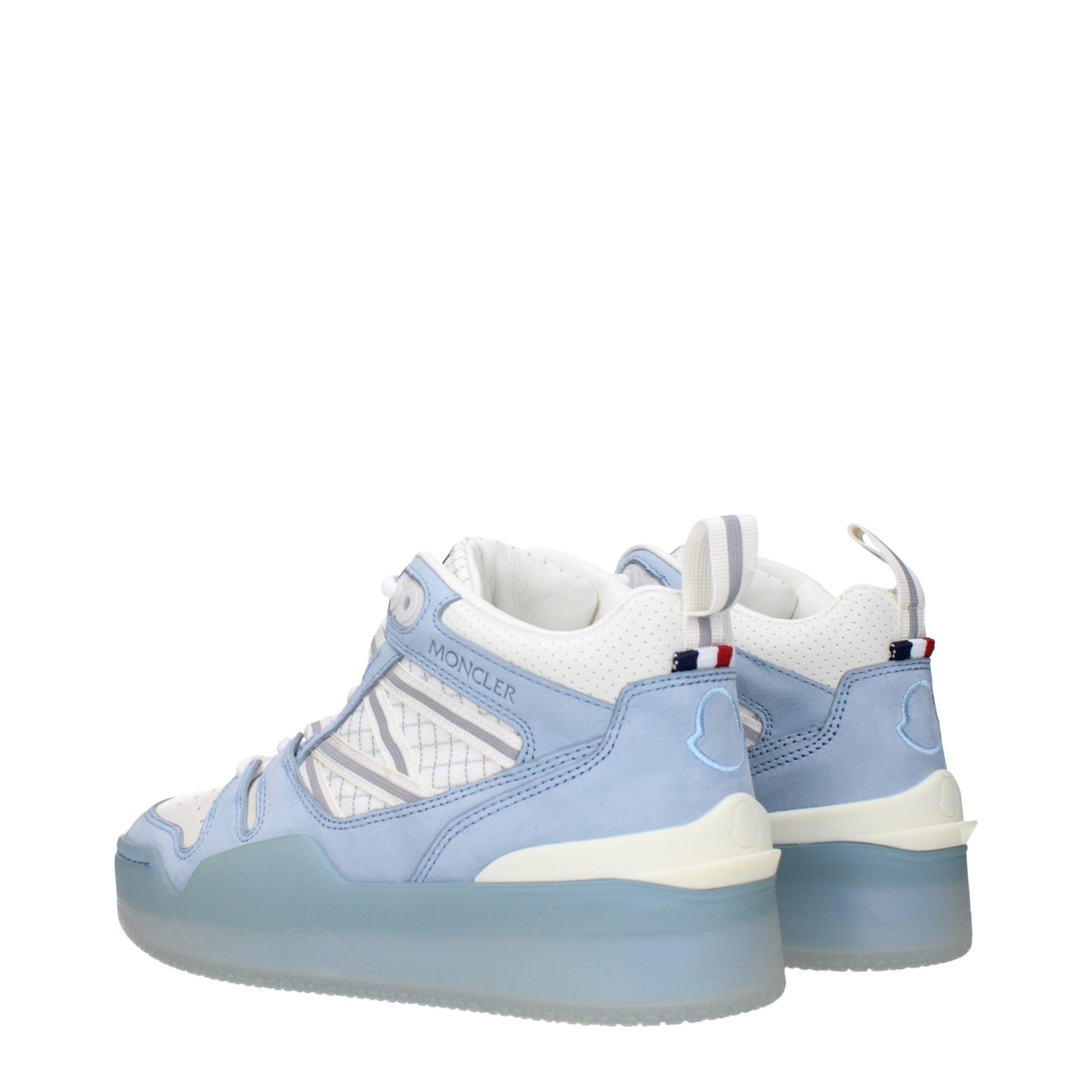 Moncler Weiße Leder High Tops