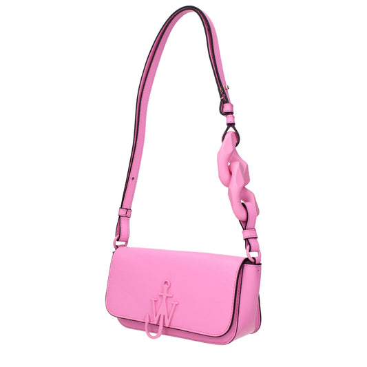 Jw Anderson Rosa Leder Schultertaschen