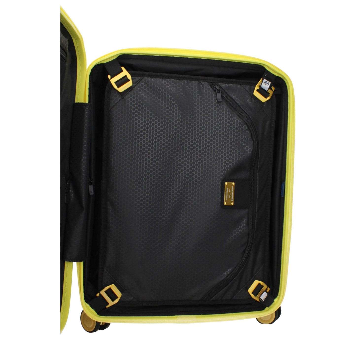 Piquadro Gelbes Polycarbonat-Gepäck und Reise