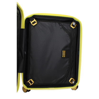 Piquadro Gelbes Polycarbonat-Gepäck und Reise
