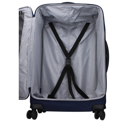 Piquadro Blaues Stoffgepäck und Reise