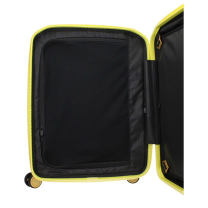 Piquadro Gelbes Polycarbonat-Gepäck und Reise