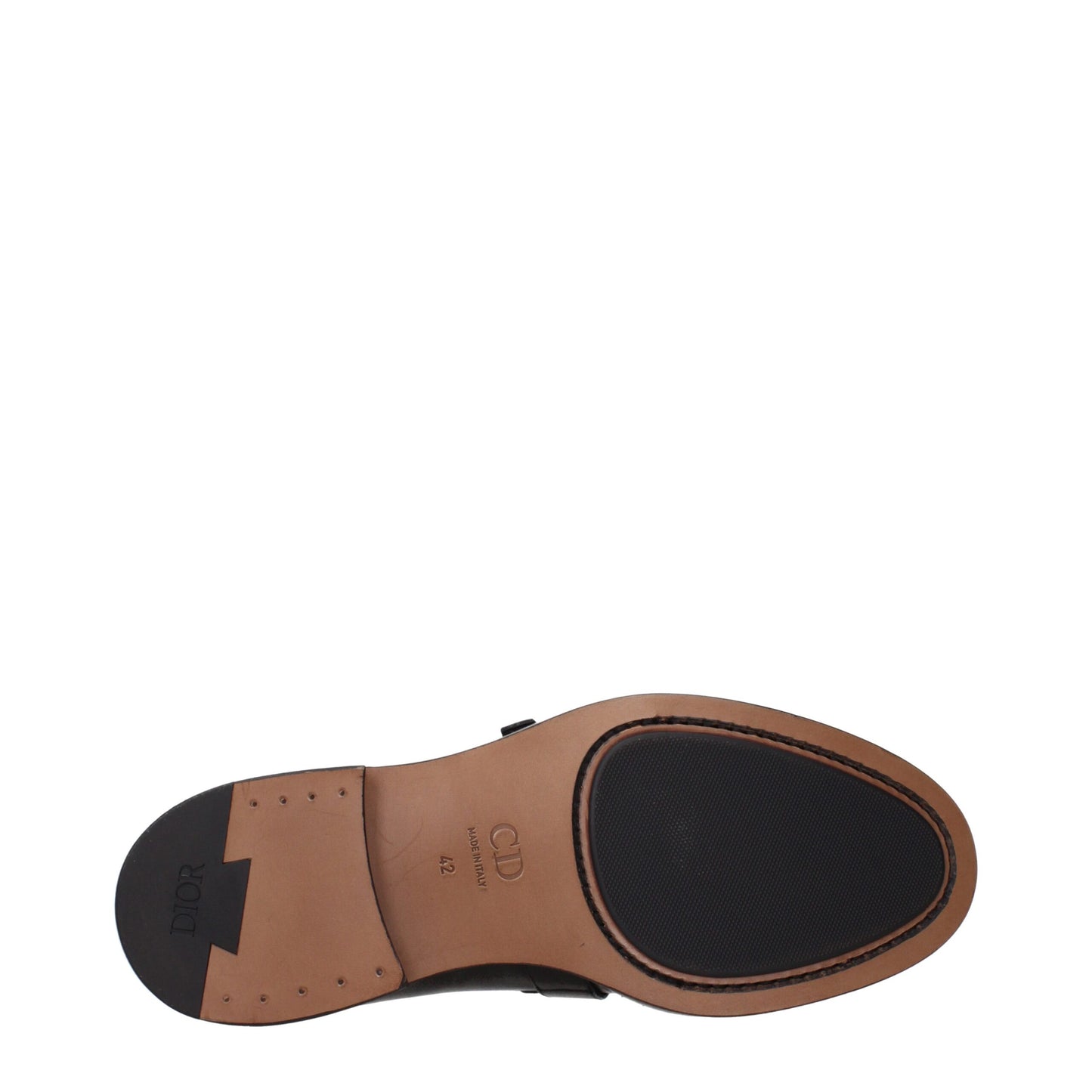 Christian Dior Slip-On-Loafer aus schwarzem Leder