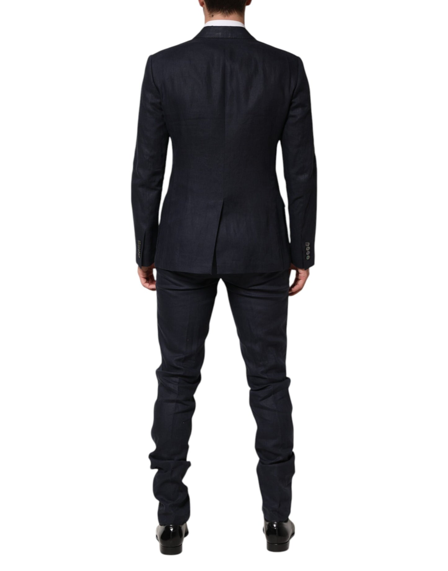 Dolce &amp; Gabbana – Dunkelblauer, zweireihiger, zweiteiliger Anzug