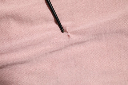 Dolce &amp; Gabbana – Rosa Strickjacke mit floraler Spitze