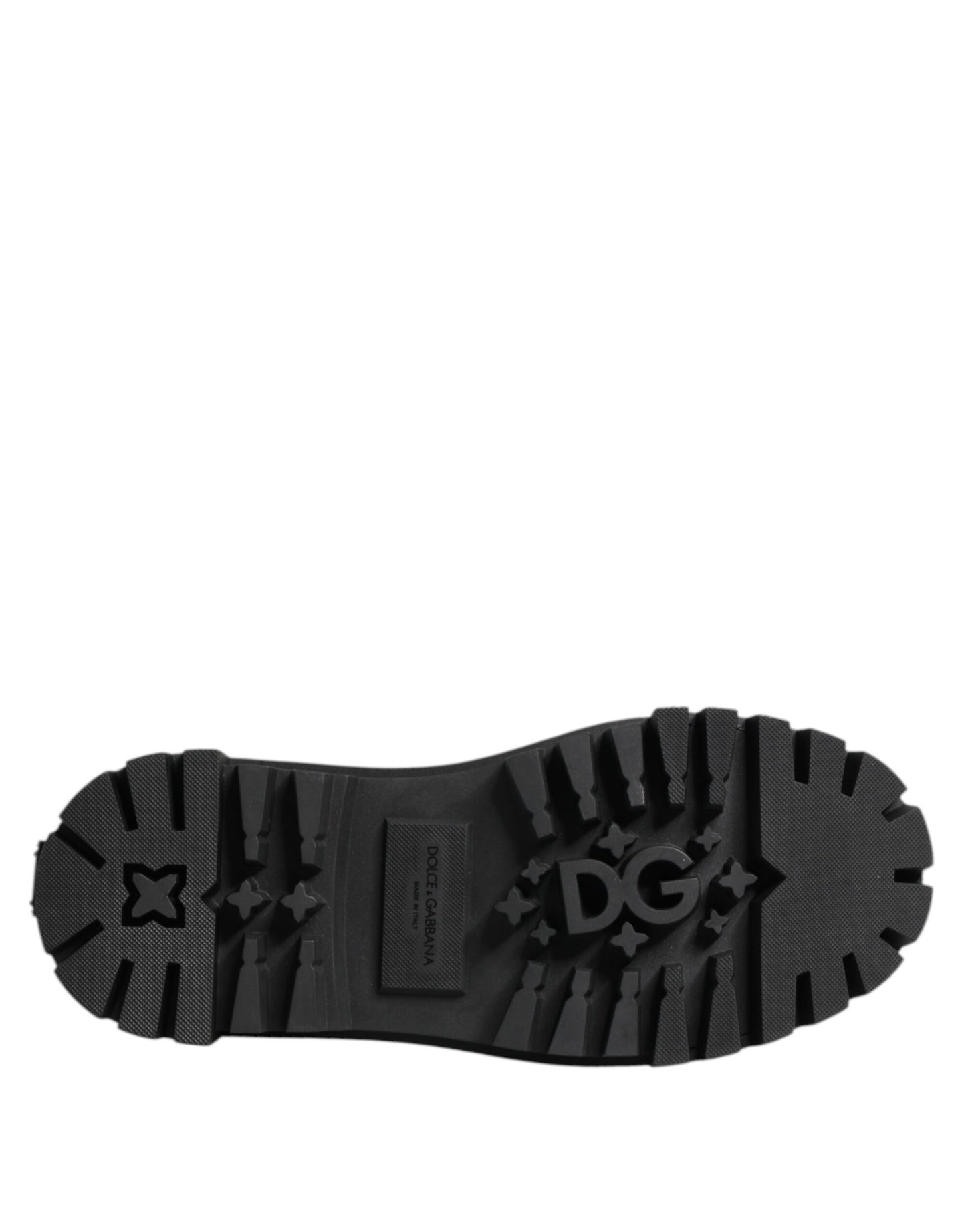 Dolce &amp; Gabbana Schwarze Trekking-Sneakers aus Leder