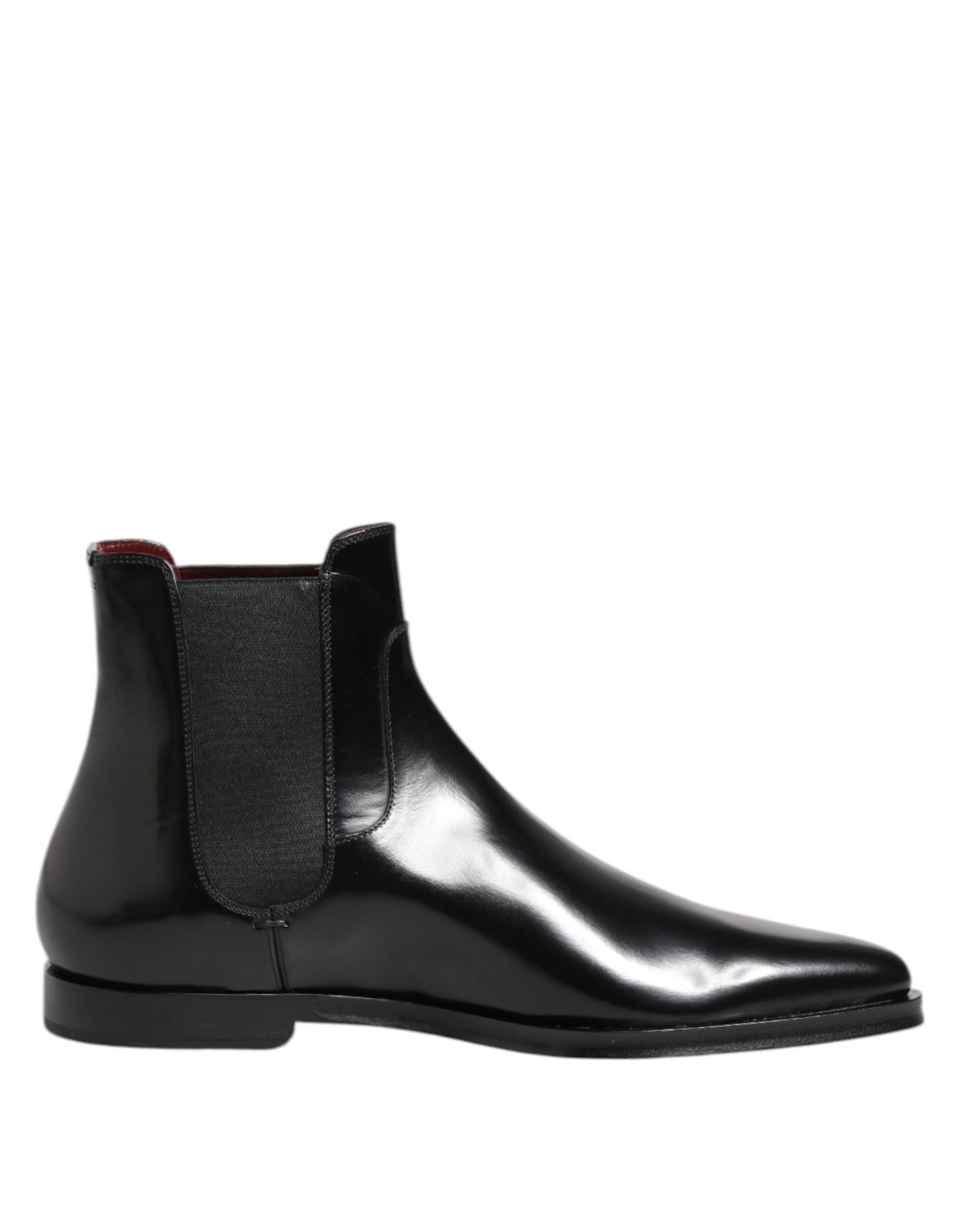 Dolce &amp; Gabbana – MILLENIALS – Wadenhohe Stiefel aus schwarzem Leder