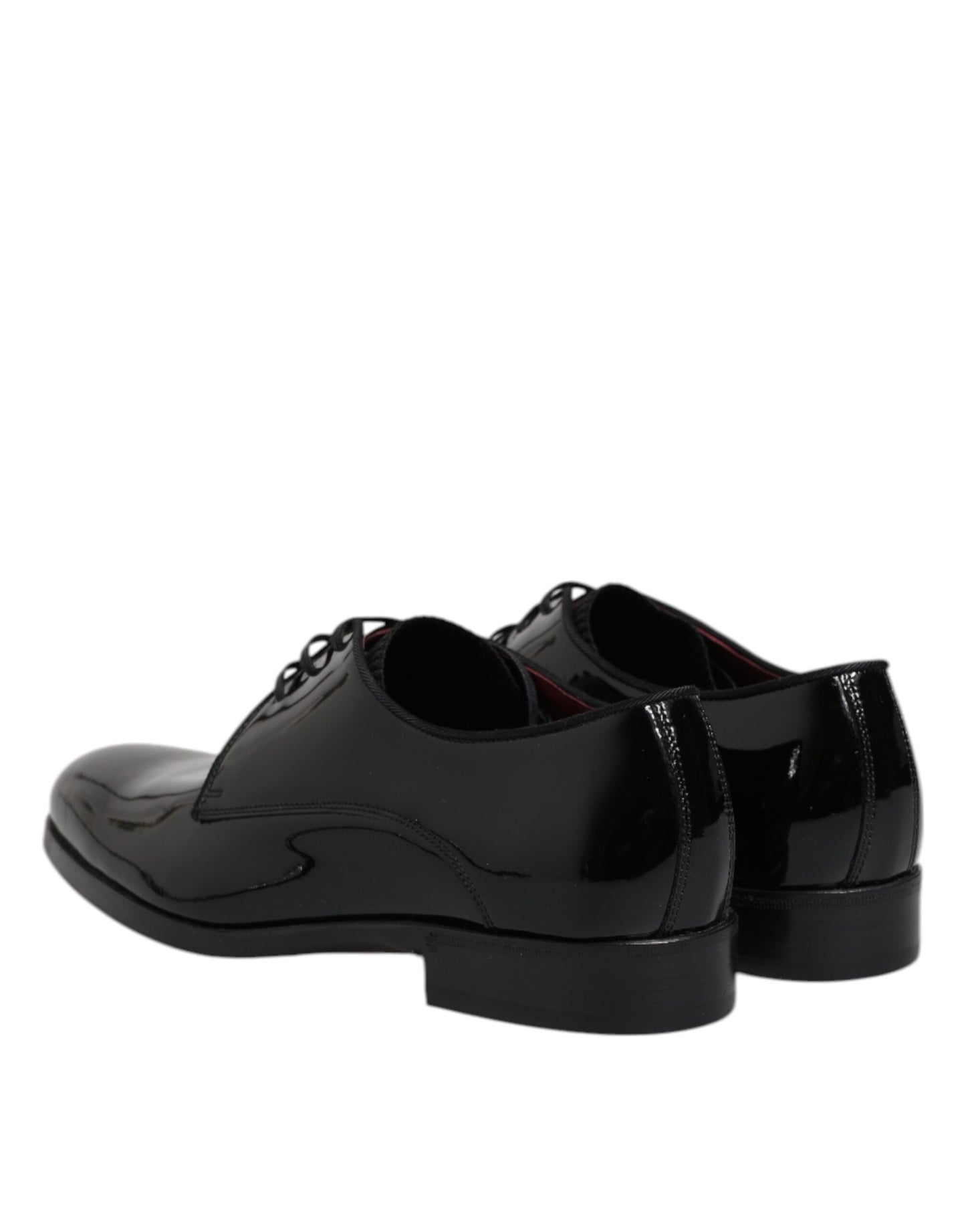 Dolce &amp; Gabbana – Derby-Schuhe aus schwarzem Leder für Herren