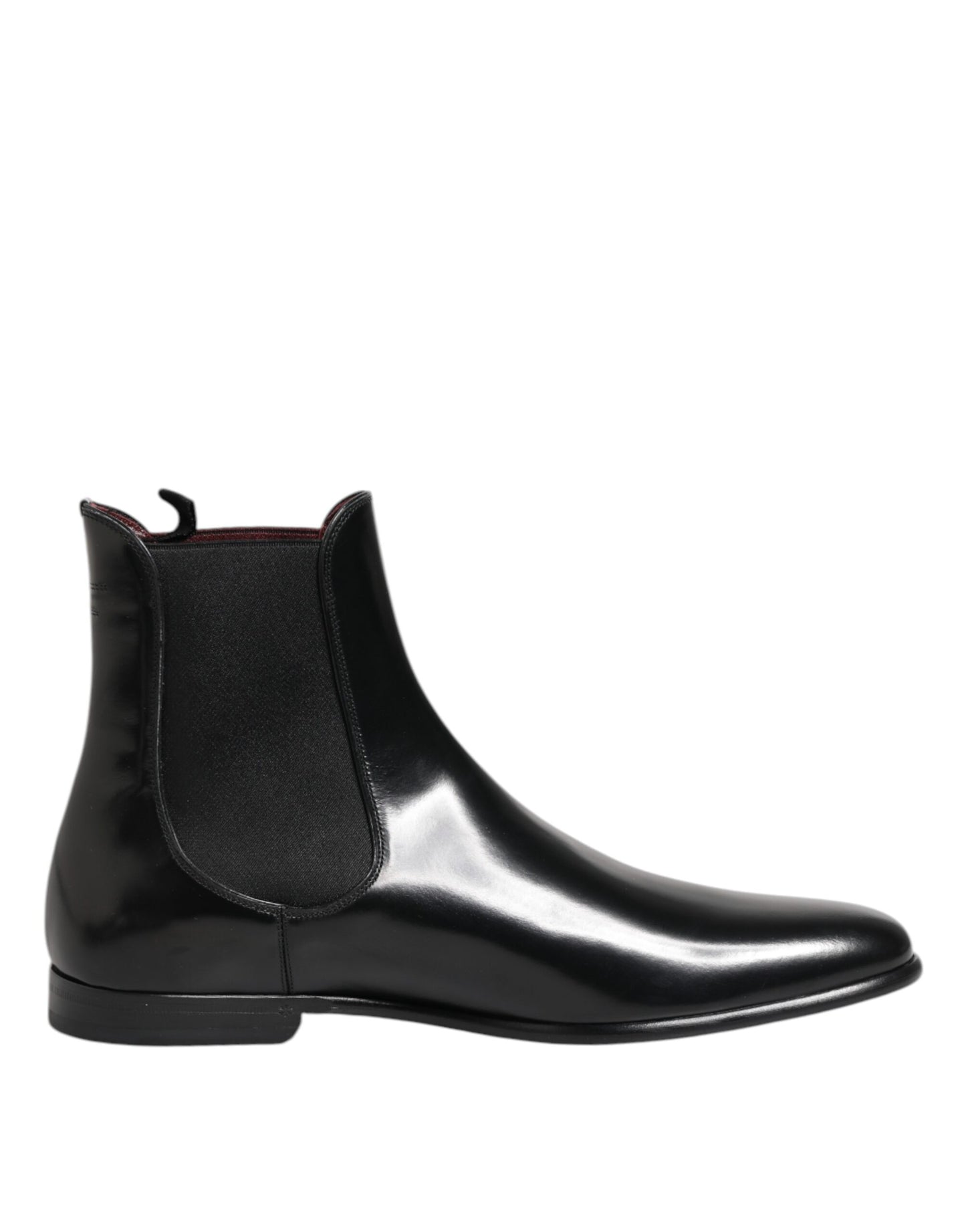 Dolce &amp; Gabbana – Schwarze Chelsea-Stiefel zum Hineinschlüpfen in der Mitte der Wade