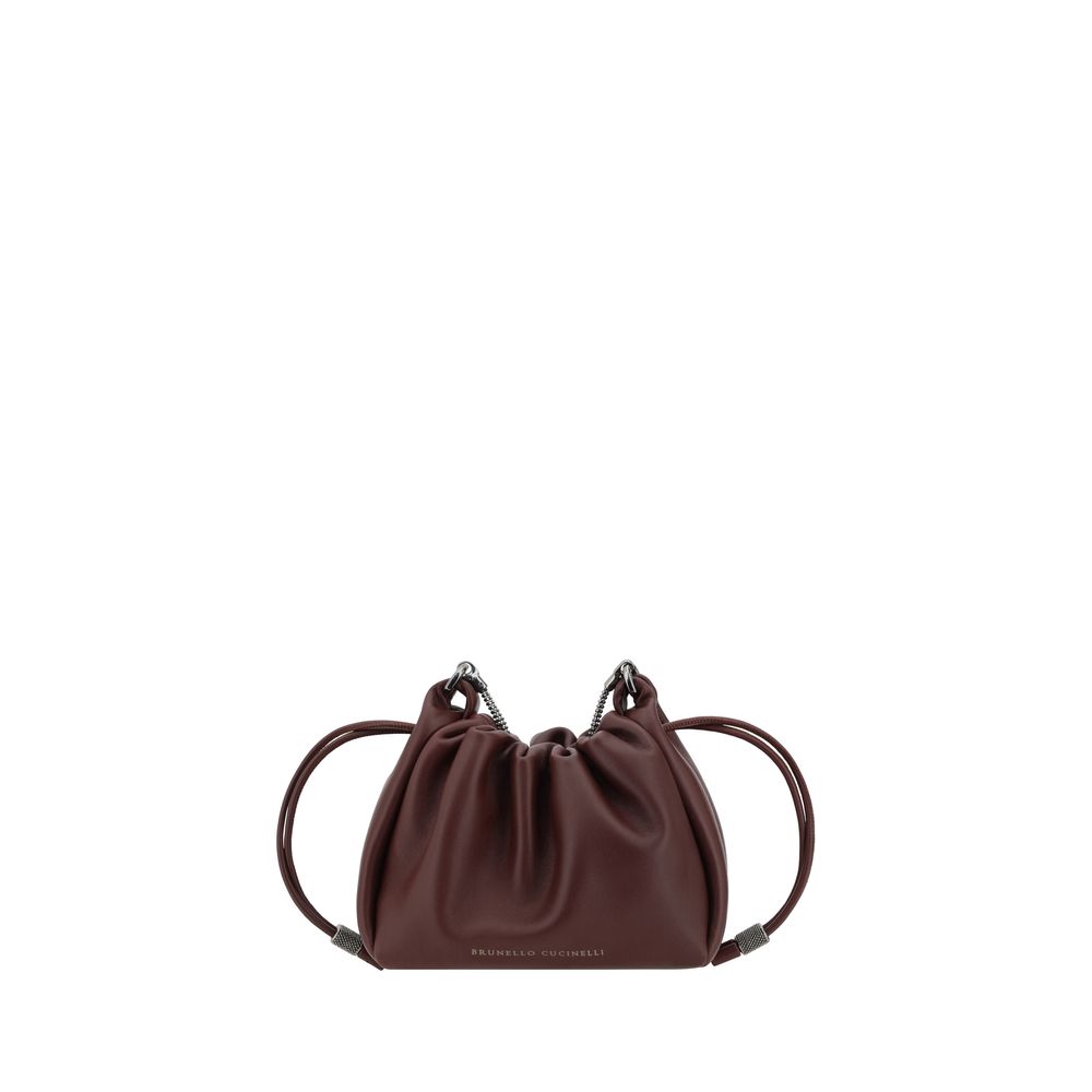 Brunello Cucinelli Bucket Mellow Mini-Schultertasche
