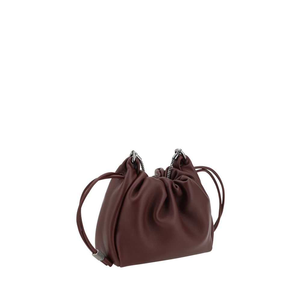 Brunello Cucinelli Bucket Mellow Mini-Schultertasche