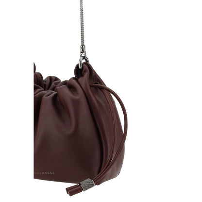 Brunello Cucinelli Bucket Mellow Mini-Schultertasche