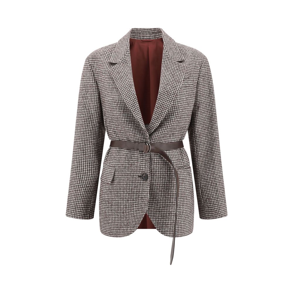 Brunello Cucinelli Blazerjacke mit Gürtel