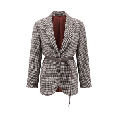 Brunello Cucinelli Blazerjacke mit Gürtel