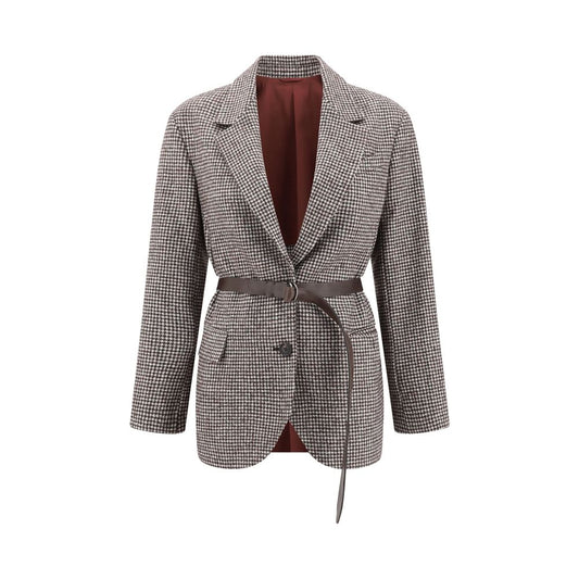 Brunello Cucinelli Blazerjacke mit Gürtel