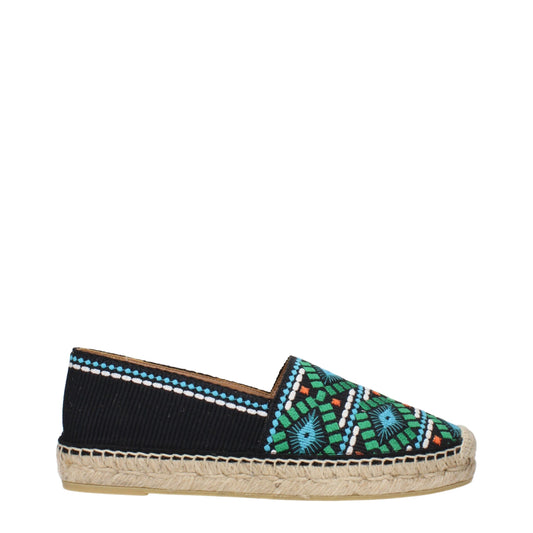 Prada Espadrilles aus schwarzem Stoff