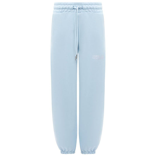 Comme Des Fuckdown Blaue Baumwoll-Jogginghose für Damen