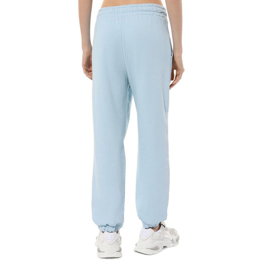Comme Des Fuckdown Blaue Baumwoll-Jogginghose für Damen