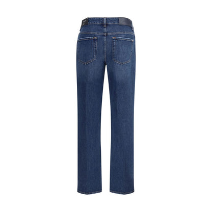 7FOR Blaue Baumwoll-Jeans mit geradem Bein