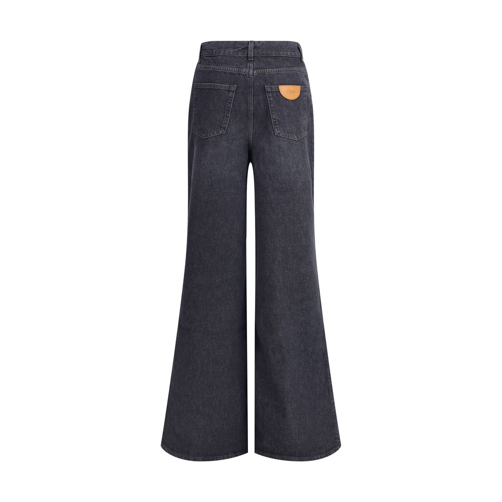 Chloé Jeans mit weitem Bein