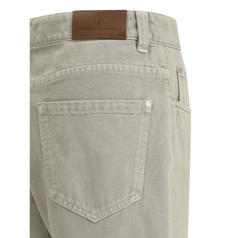 Brunello Cucinelli – Gerade gefärbte Jeans