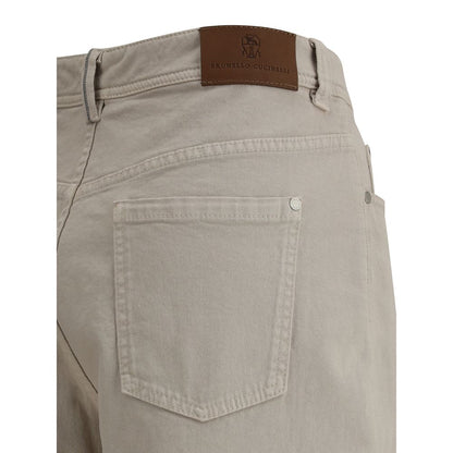 Gerade Jeans von Brunello Cucinelli