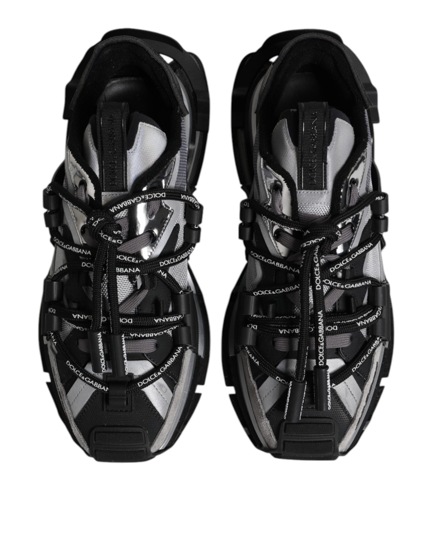 Dolce &amp; Gabbana – Mehrfarbige Space-Sneakers mit Einsätzen