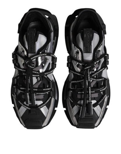 Dolce &amp; Gabbana – Mehrfarbige Space-Sneakers mit Einsätzen