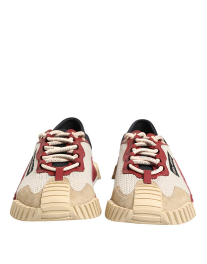 Dolce &amp; Gabbana Multicolor Low Top NS1 Herren Sneakers Schuhe