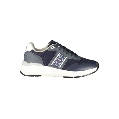 Blauer blauer Herren-Sneaker aus Polyester