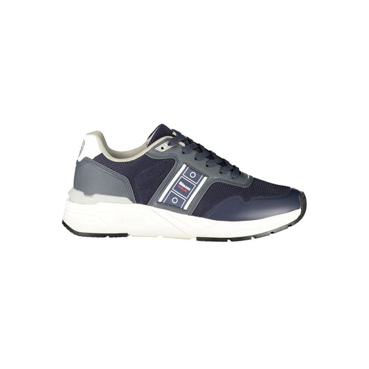 Blauer blauer Herren-Sneaker aus Polyester