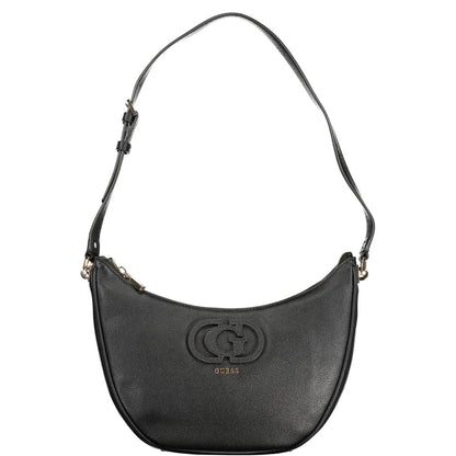 Guess Jeans Schwarze Polyethylen-Damenhandtasche