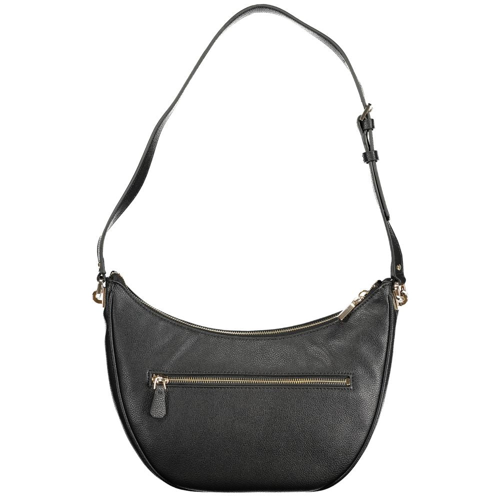 Guess Jeans Schwarze Polyethylen-Damenhandtasche