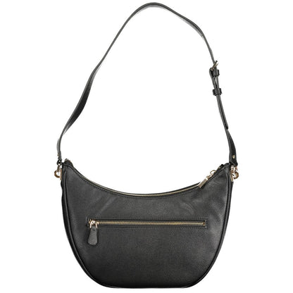 Guess Jeans Schwarze Polyethylen-Damenhandtasche