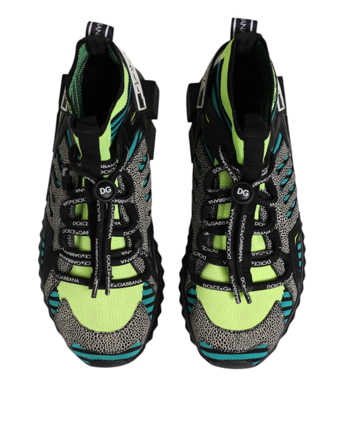 Dolce &amp; Gabbana Mehrfarbige Sorrento-Socken Herren Sneakers Schuhe