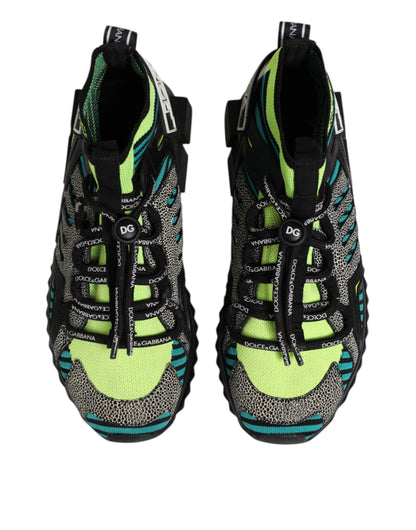 Dolce &amp; Gabbana Mehrfarbige Sorrento-Socken Herren Sneakers Schuhe