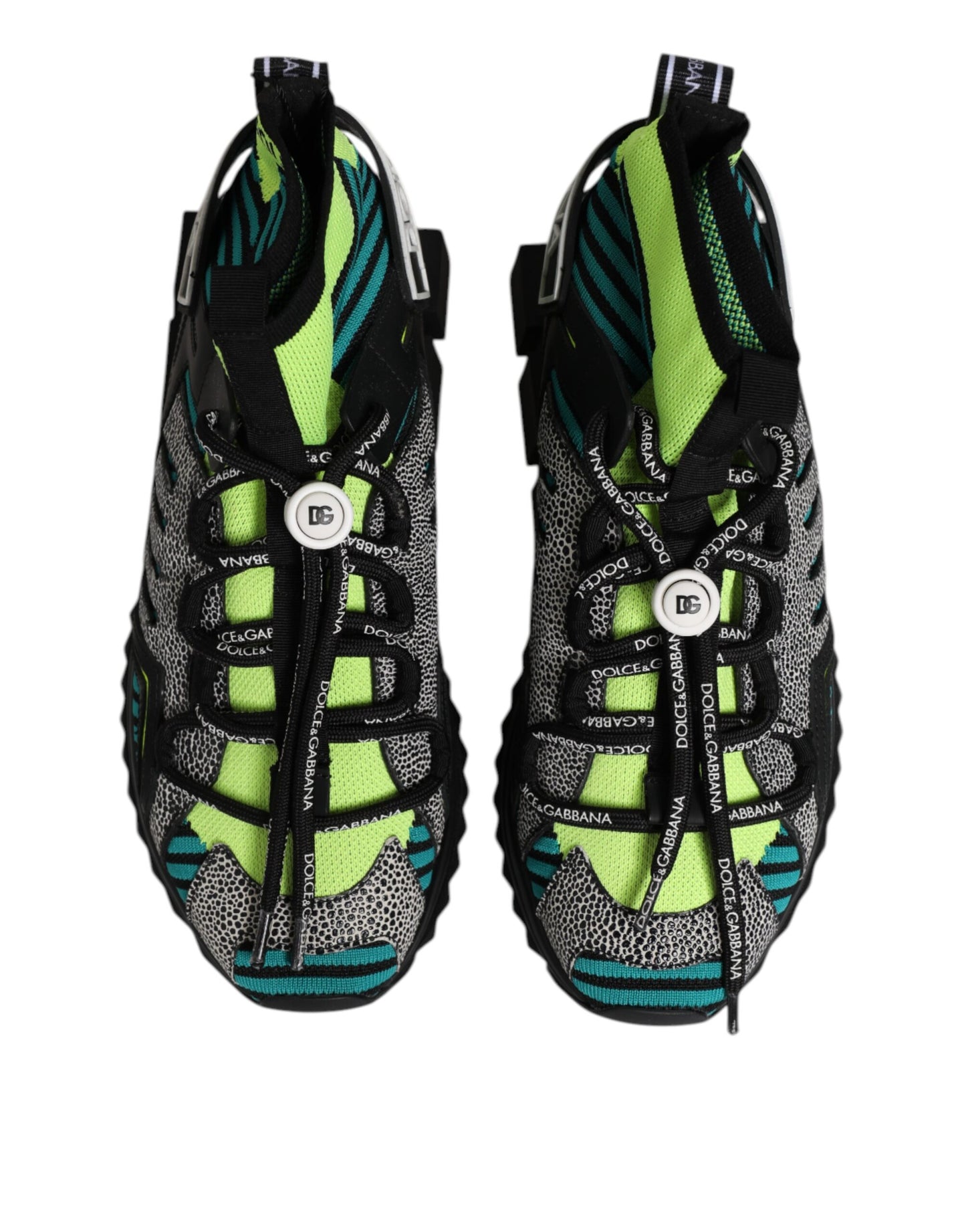 Dolce &amp; Gabbana Mehrfarbige Sorrento-Socken Herren Sneakers Schuhe