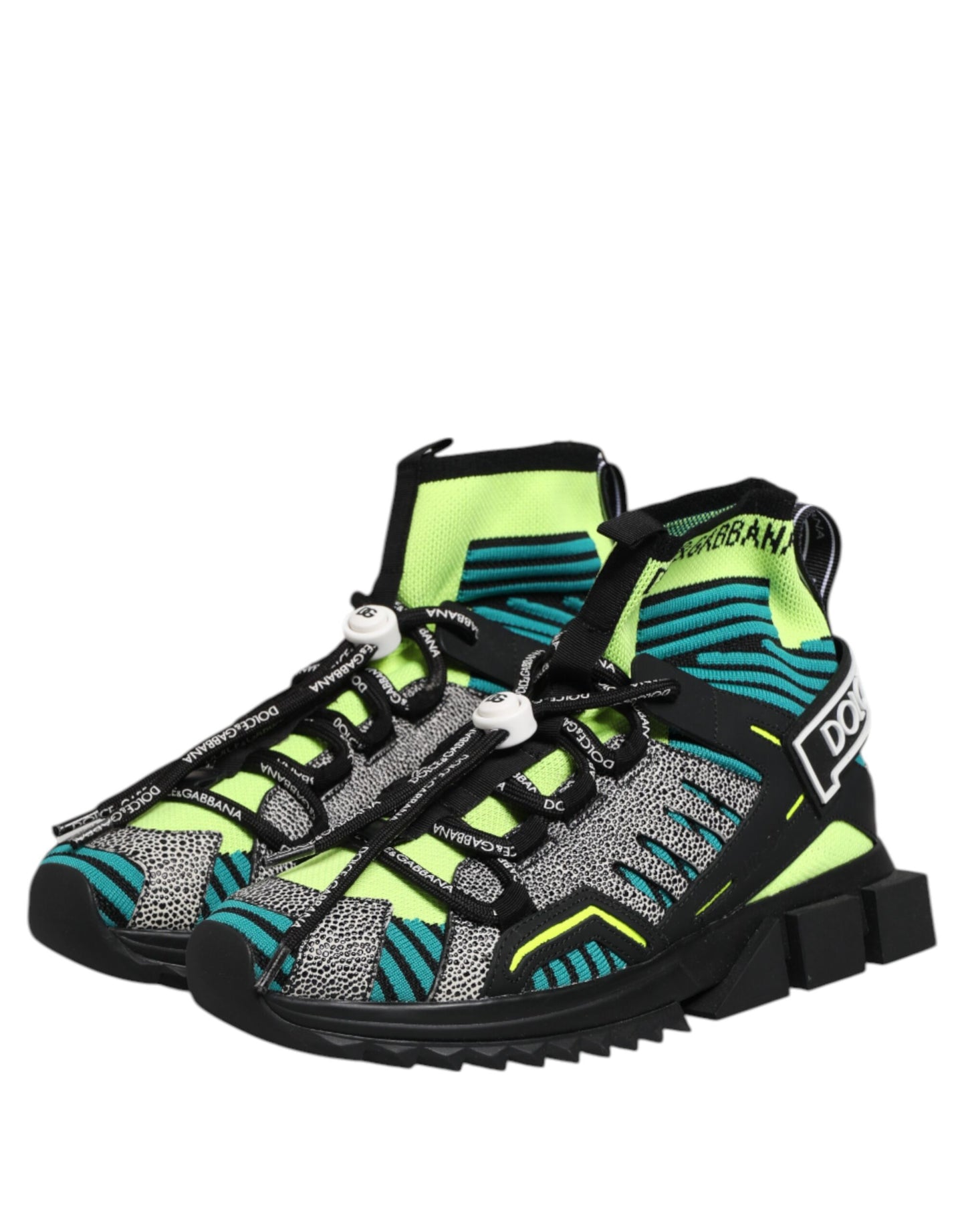 Dolce &amp; Gabbana Mehrfarbige Sorrento-Socken Herren Sneakers Schuhe