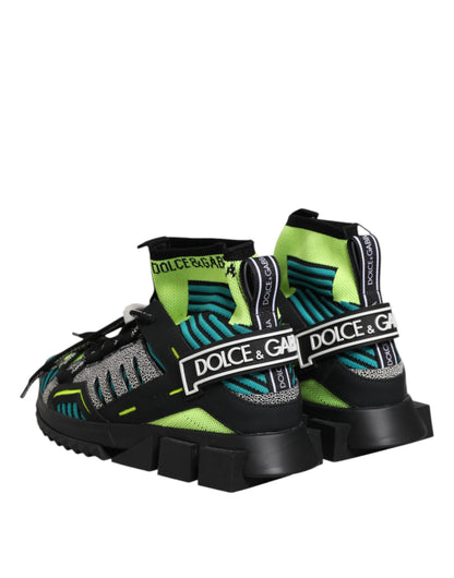 Dolce &amp; Gabbana Mehrfarbige Sorrento-Socken Herren Sneakers Schuhe